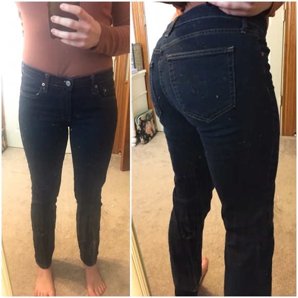 Dark Blue Straight Jeans • GAP - Picture 2 of 6